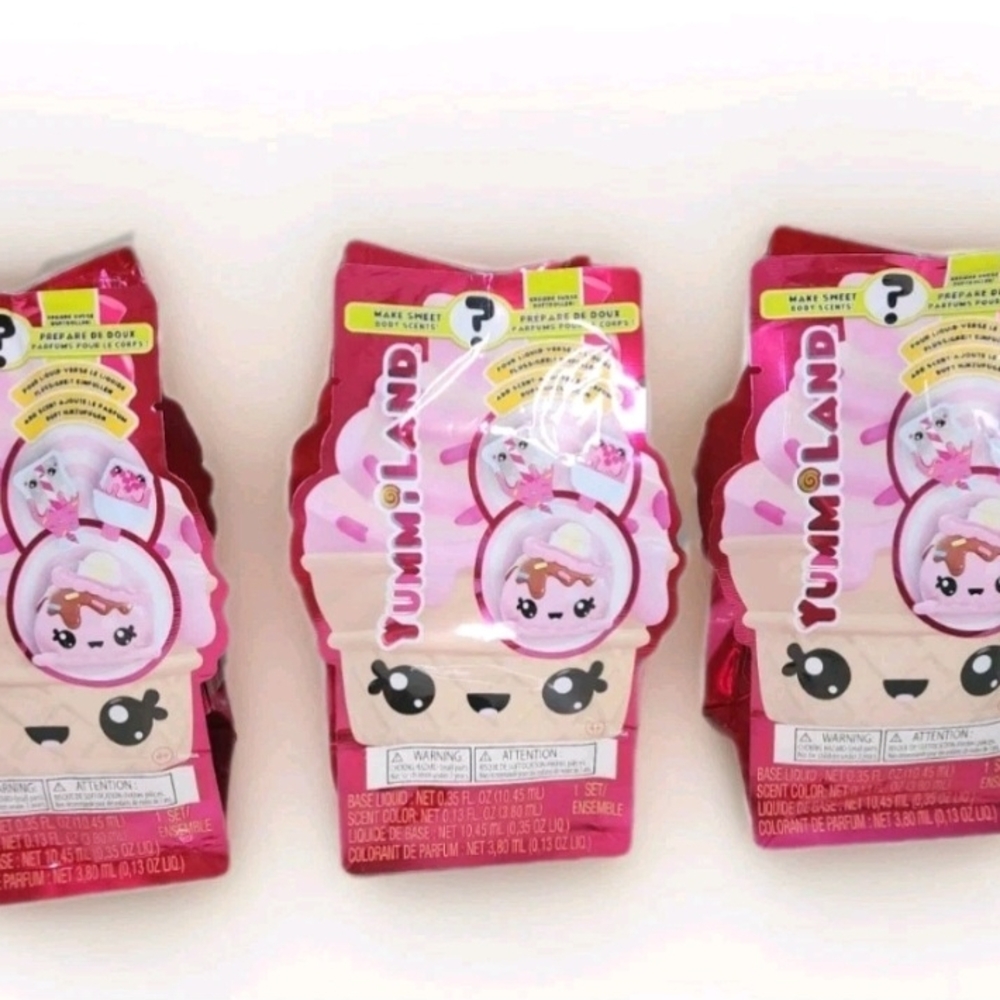 Yummiland Num Nom Body Scents - 3 Packs Sweet Body Scents Maker, Collector Toy